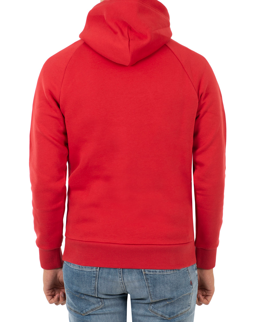 Heren | Truien | Peak Performance | Logo Hoodie Red