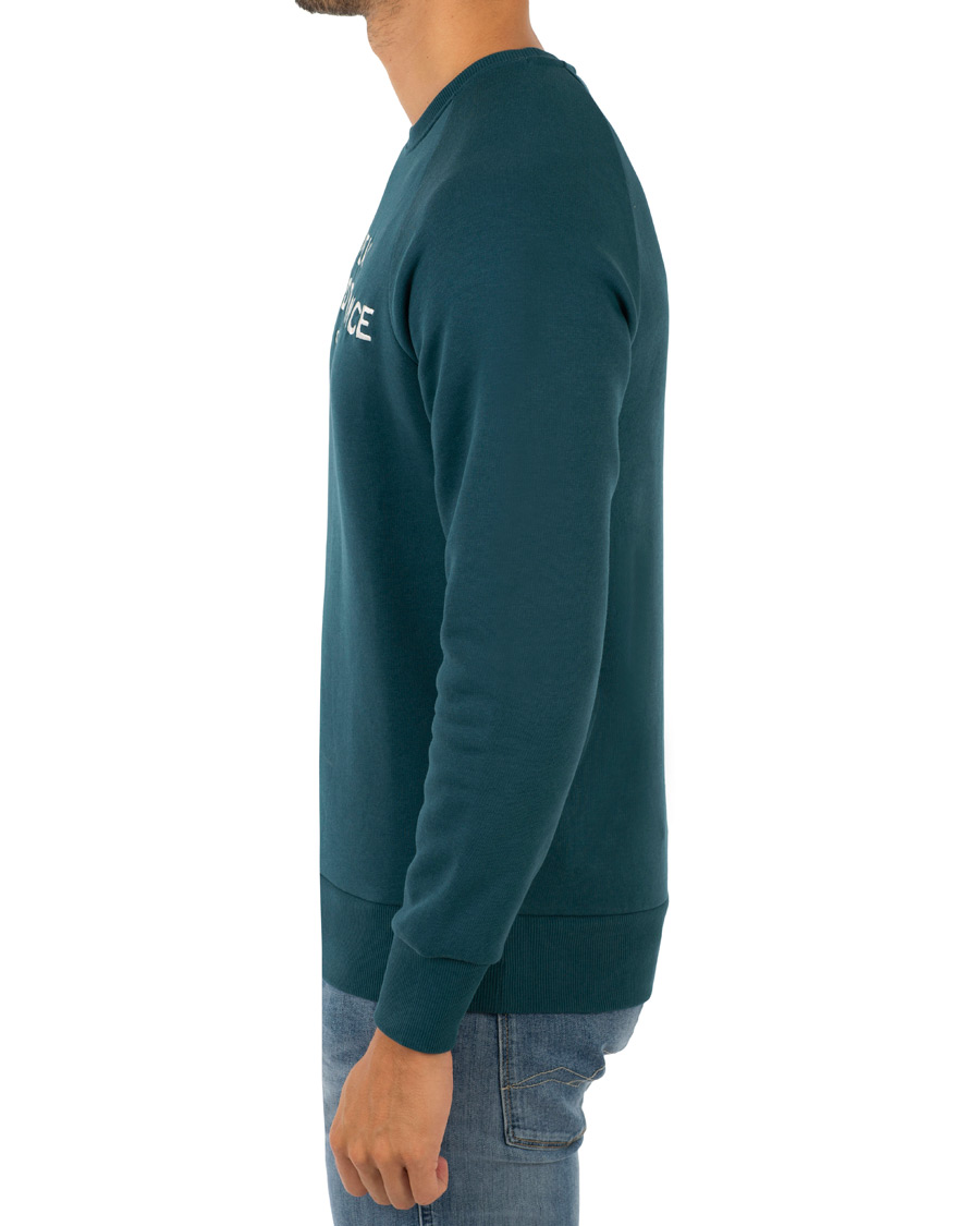 Homme | Pulls Et Tricots | Peak Performance | Logo Crew Neck Sweatshirt Teal Extreme
