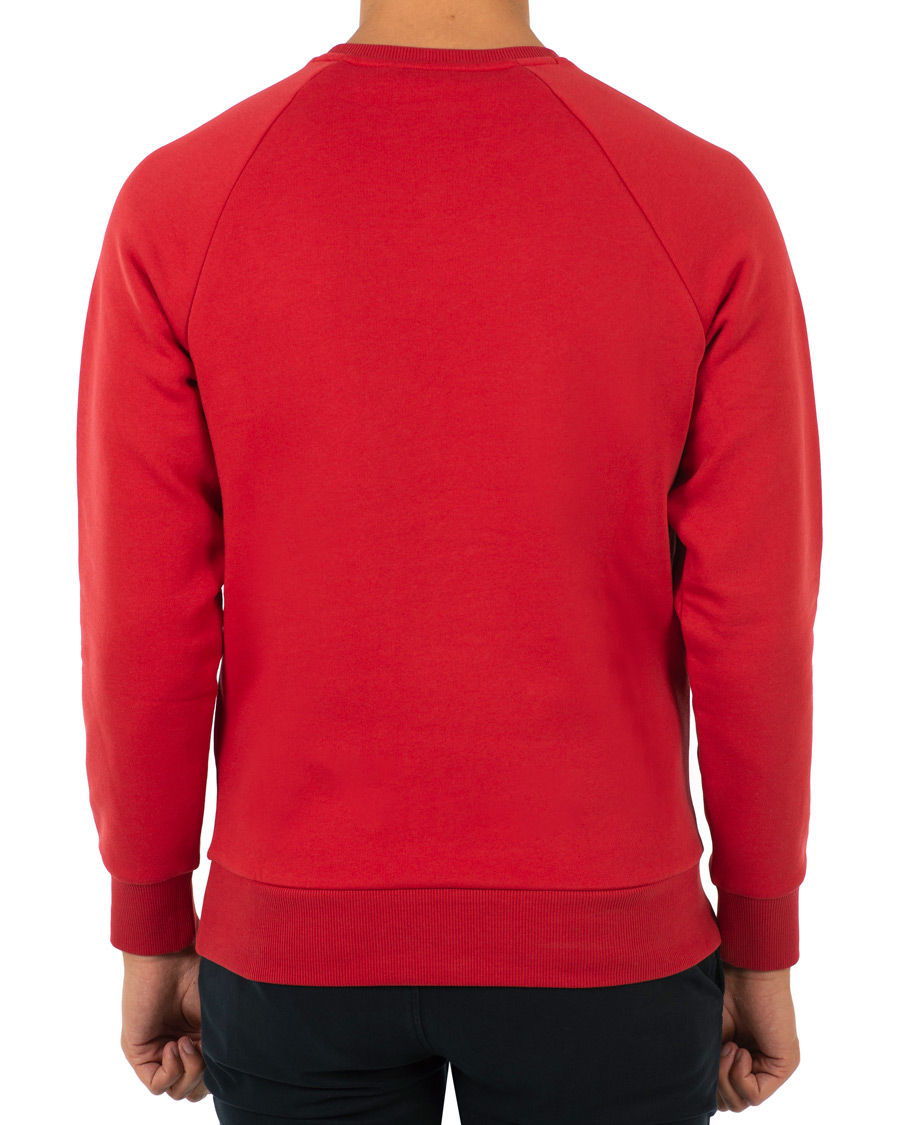 Homme | Pulls Et Tricots | Peak Performance | Logo Crew Neck Sweatshirt Red