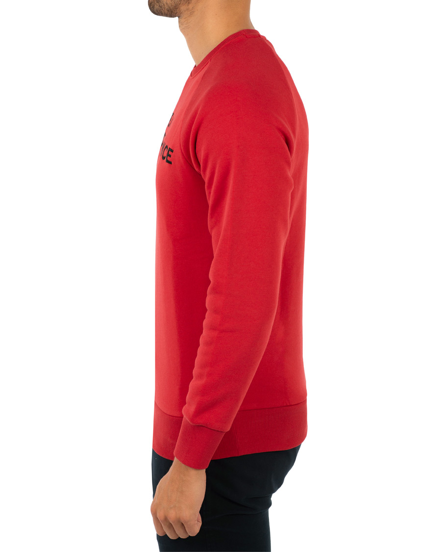 Homme | Pulls Et Tricots | Peak Performance | Logo Crew Neck Sweatshirt Red