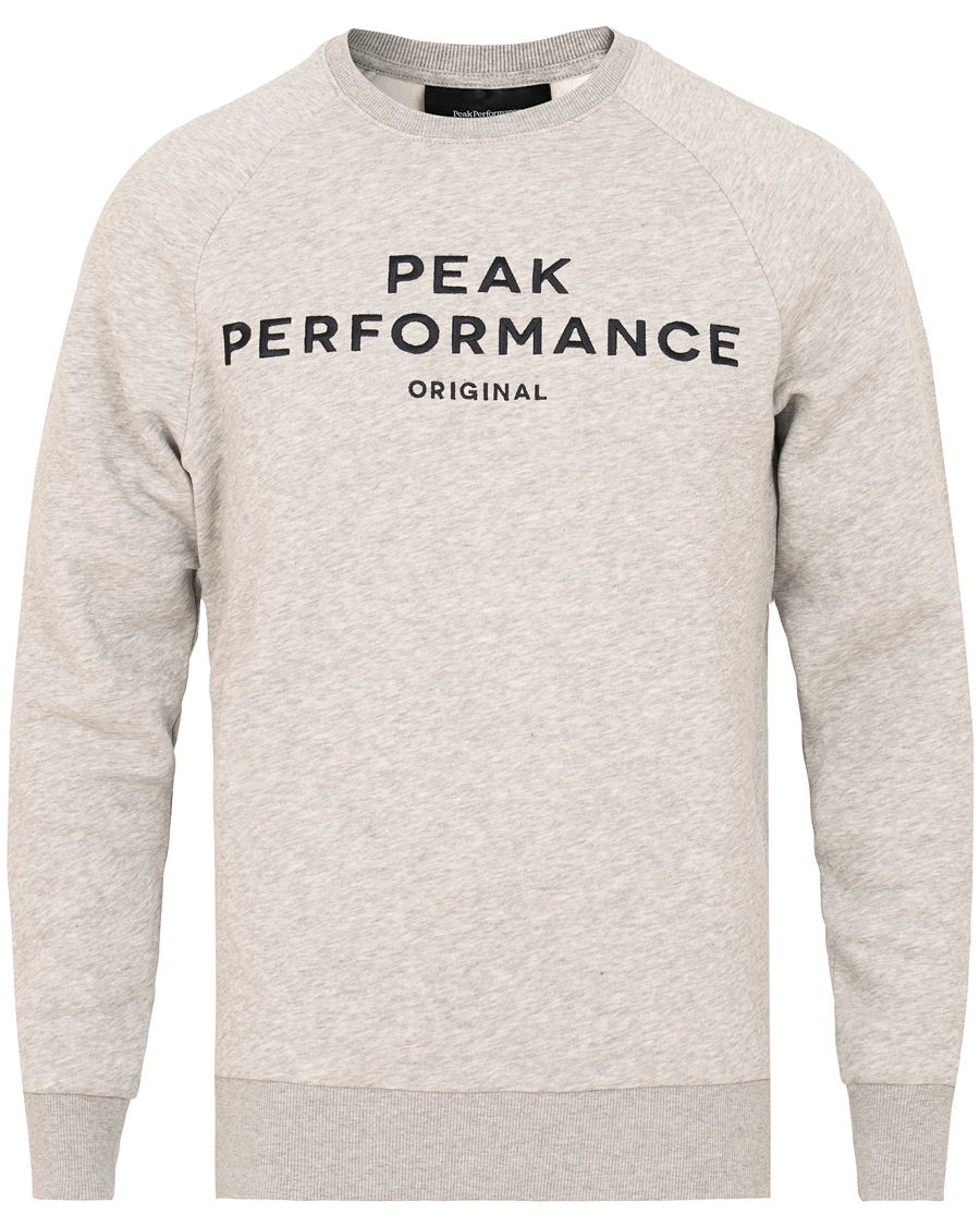 Homme | Pulls Et Tricots | Peak Performance | Original Crew Neck Sweatshirt Grey