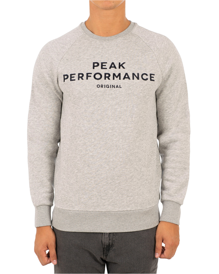 Homme | Pulls Et Tricots | Peak Performance | Original Crew Neck Sweatshirt Grey