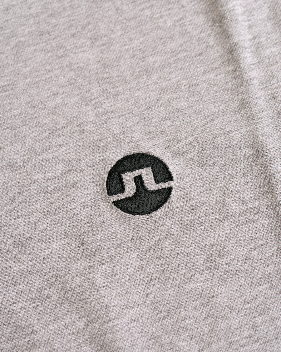 Homme | T-shirts | J.Lindeberg | Bridge Crew Neck Tee Grey