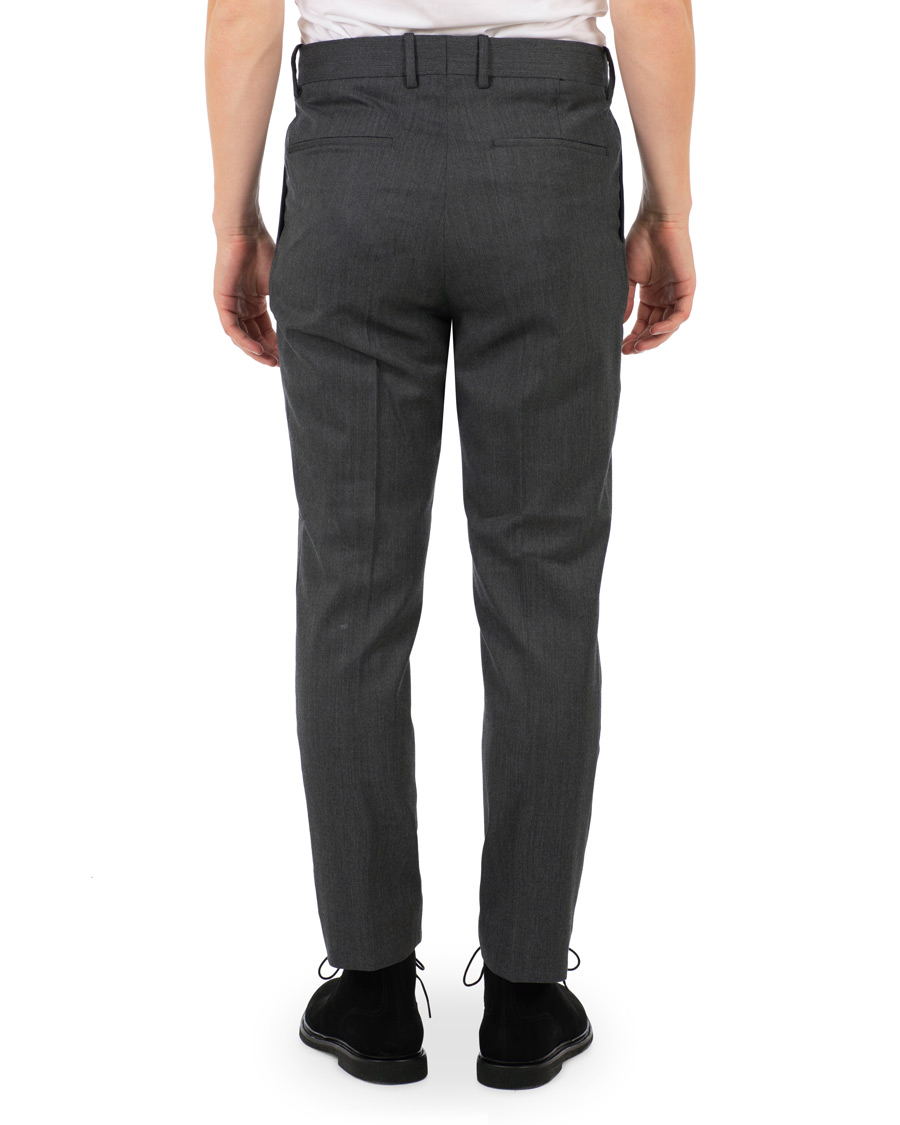 Homme | Pantalons | J.Lindeberg | Mike Pleated Trousers Grey Melange