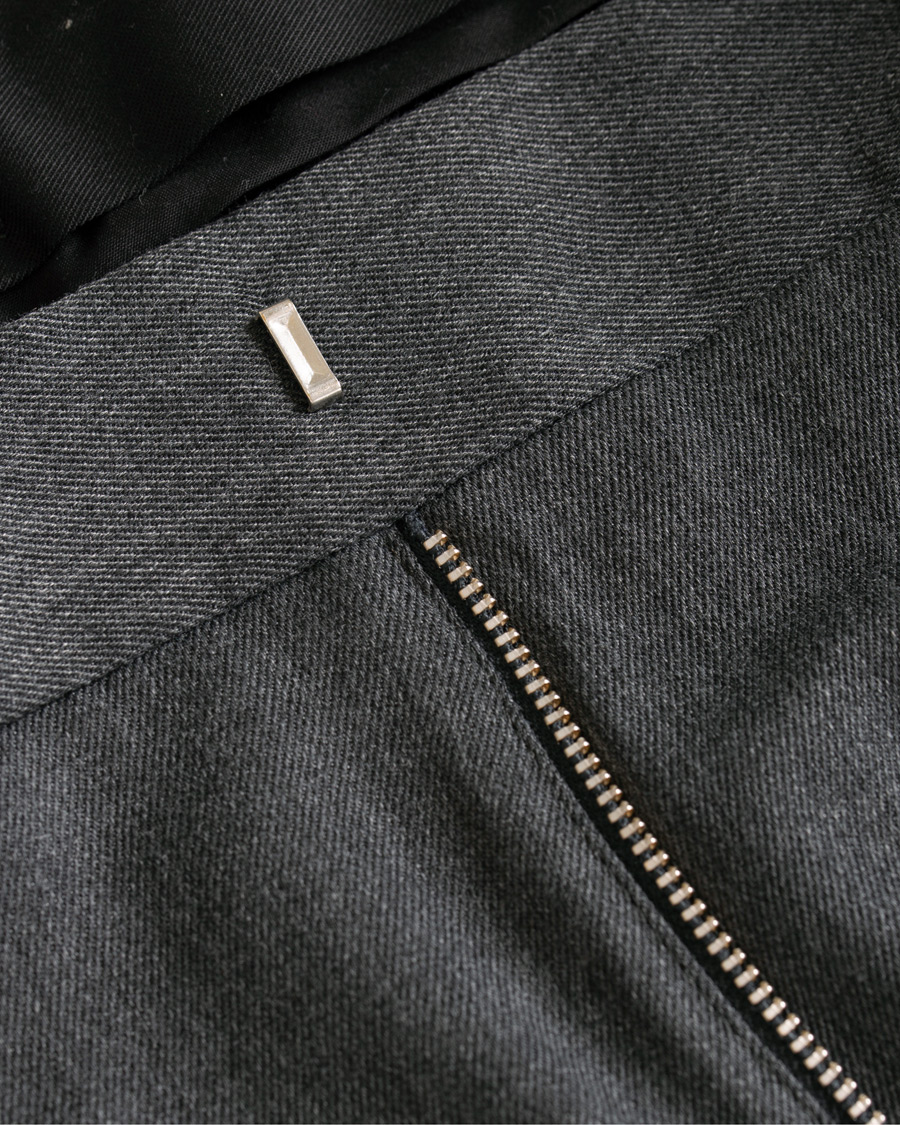 Homme | Pantalons | J.Lindeberg | Mike Pleated Trousers Grey Melange