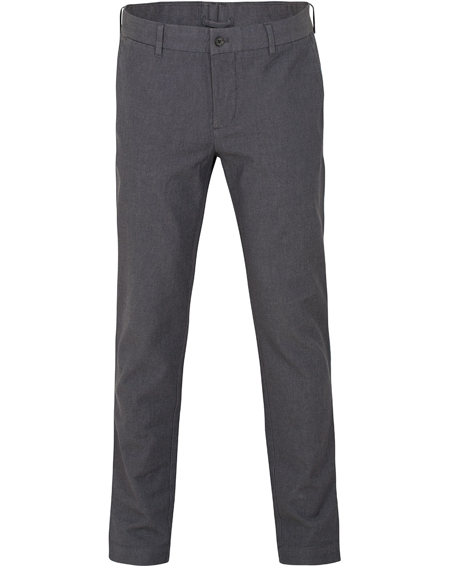 Homme | Pantalons | J.Lindeberg | Chaze Flannel Twill Trousers Midnight
