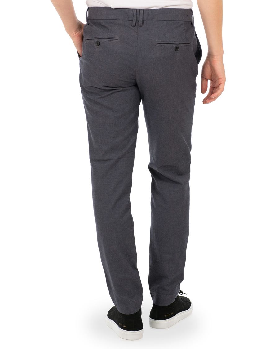 Homme | Pantalons | J.Lindeberg | Chaze Flannel Twill Trousers Midnight