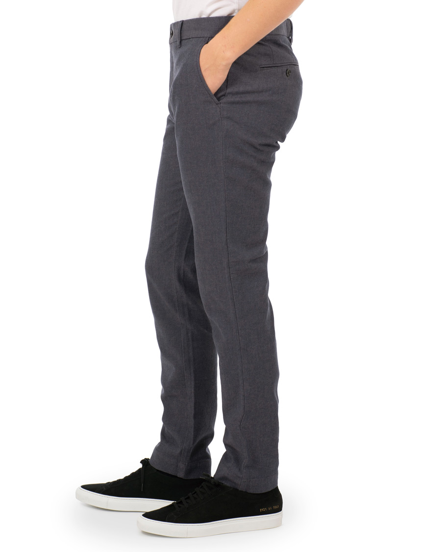 Homme | Pantalons | J.Lindeberg | Chaze Flannel Twill Trousers Midnight