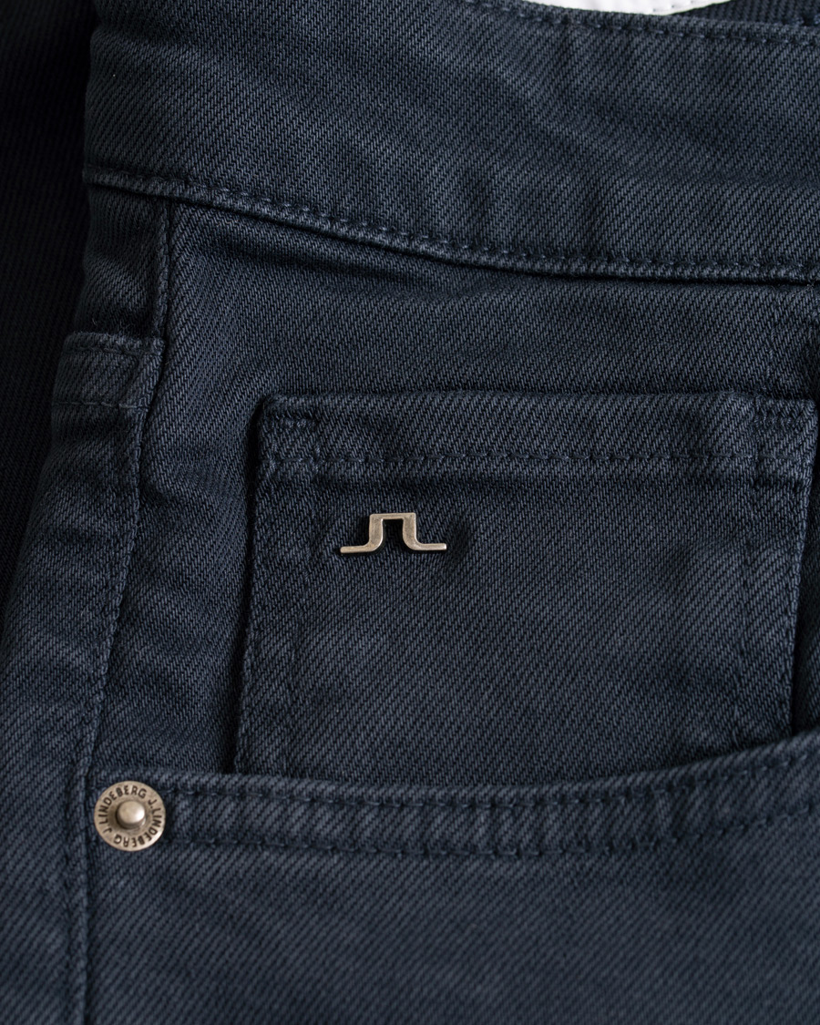 Homme | Pantalons | J.Lindeberg | Jay Solid Stretch Trousers Navy