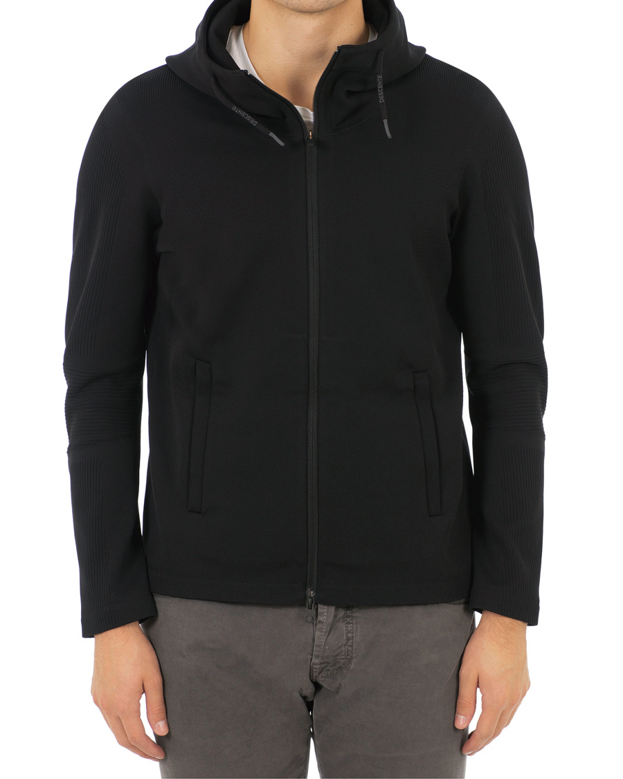 Heren | Truien | Descente Allterrain | Crescent Fusionknit Hoodie Jacket Black