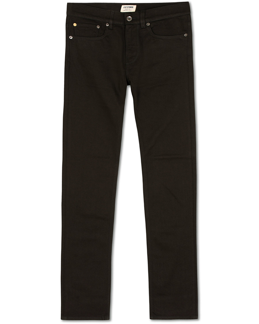 Heren | Jeans | C.O.F. Studio | M1 Slim Fit Jeans Black