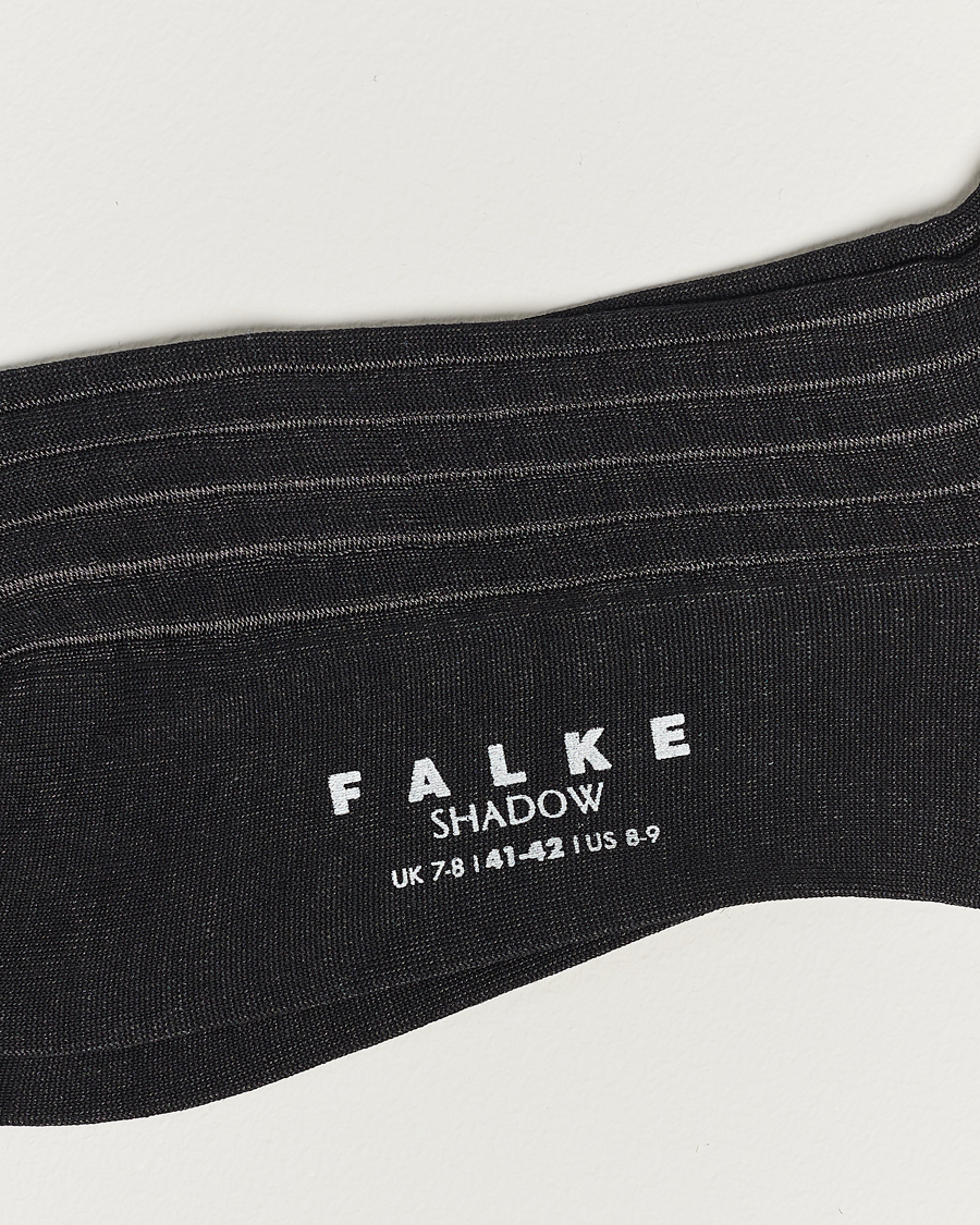 Homme | Sous-Vêtements Et Chaussettes | Falke | Shadow Stripe Sock Grey/White
