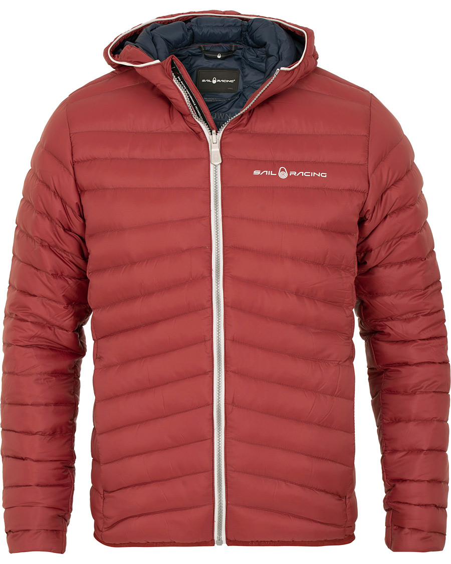 Heren | Jassen | Sail Racing | Link Down Hooded Jacket Burgundy Red