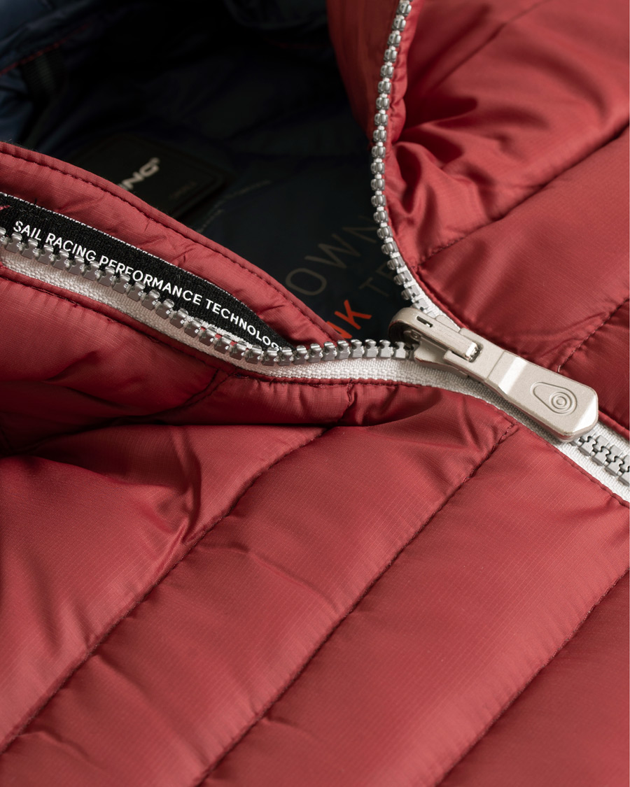Heren | Jassen | Sail Racing | Link Down Hooded Jacket Burgundy Red