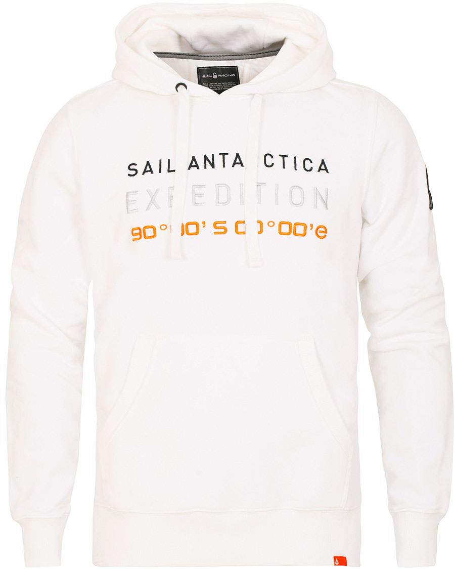 Heren | Truien | Sail Racing | Antarctica Hoodie White