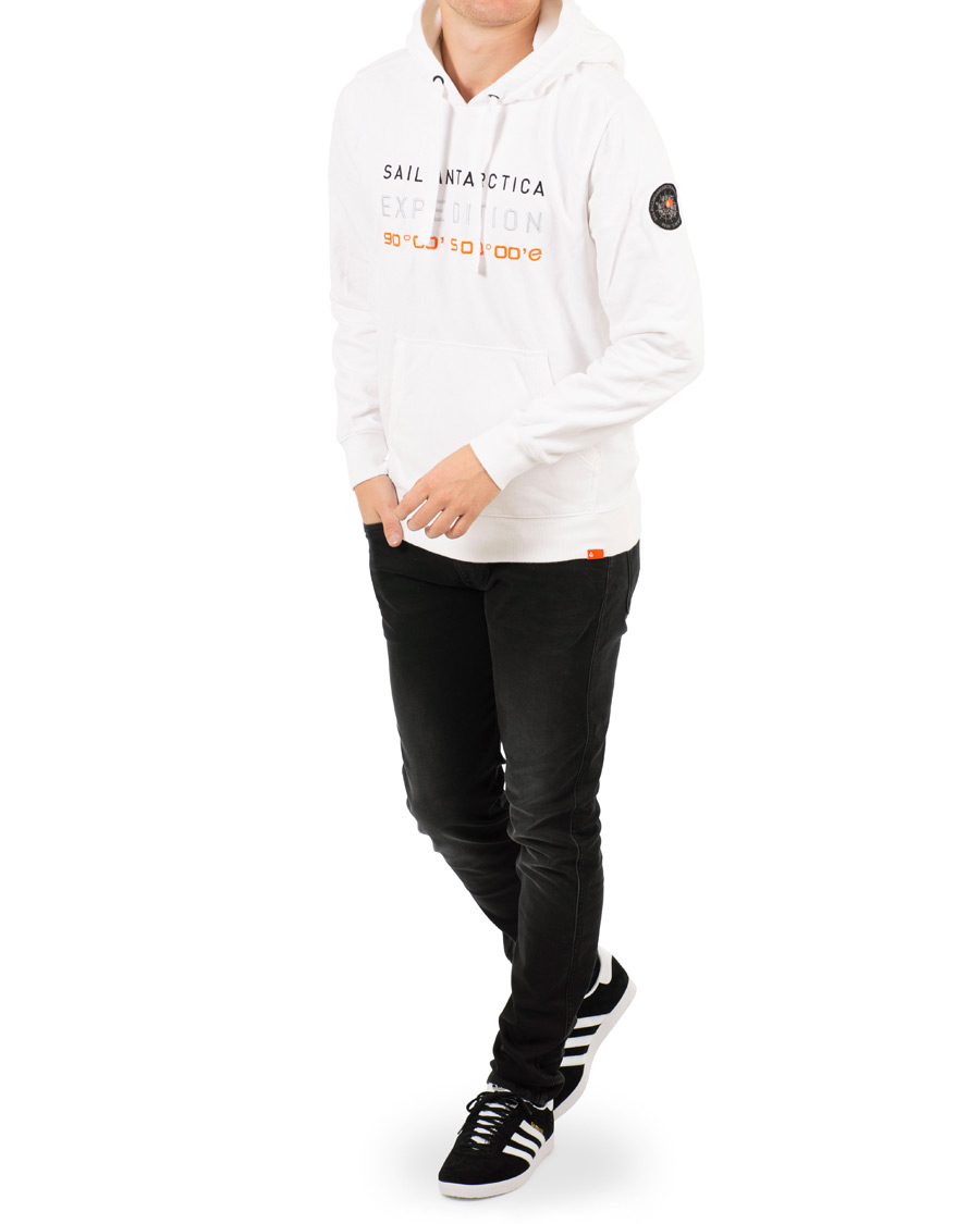 Heren | Truien | Sail Racing | Antarctica Hoodie White