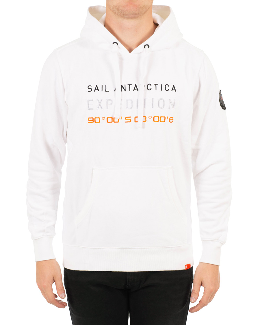 Heren | Truien | Sail Racing | Antarctica Hoodie White