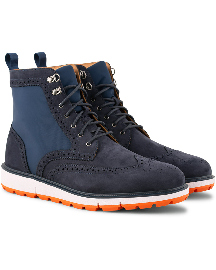 Homme | Swims Motion Wing Tip Boot Navy | Swims | Motion Wing Tip Boot Navy