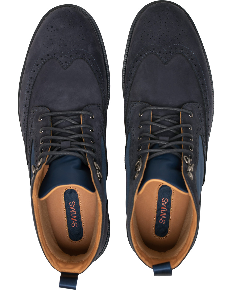 Homme | Swims Motion Wing Tip Boot Navy | Swims | Motion Wing Tip Boot Navy