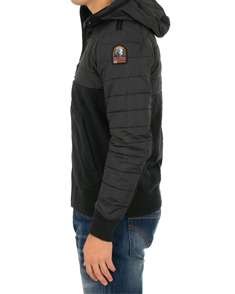 Heren | Jassen | Parajumpers | Gordon Hooded Fleece Jacket Black