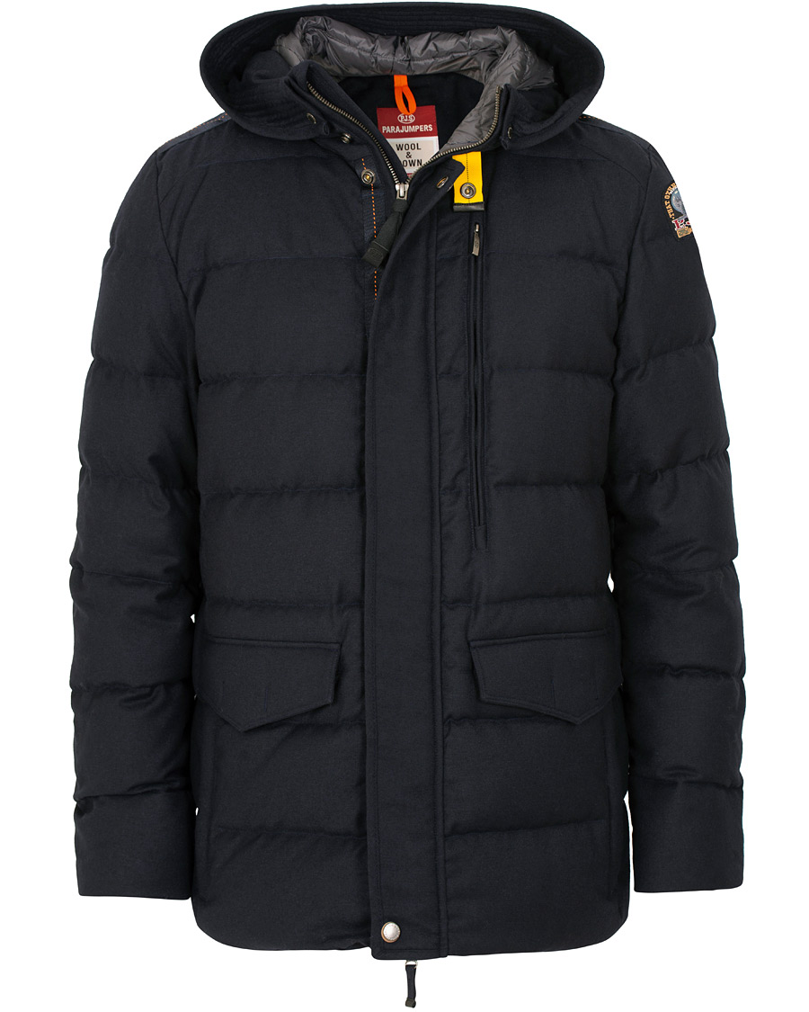 Homme | Manteaux Et Vestes | Parajumpers | Clay Wool Down Parka Navy