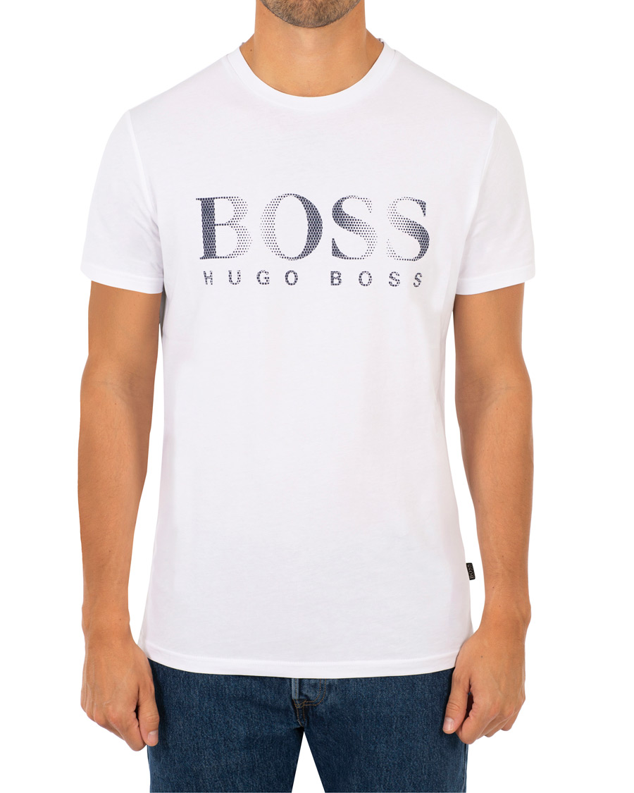 Heren | T-shirts | BOSS BLACK | BOSS Logo T-shirt White
