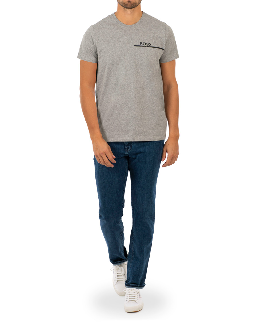 Homme | T-shirts | BOSS BLACK | BOSS Logo T-shirt Light Grey