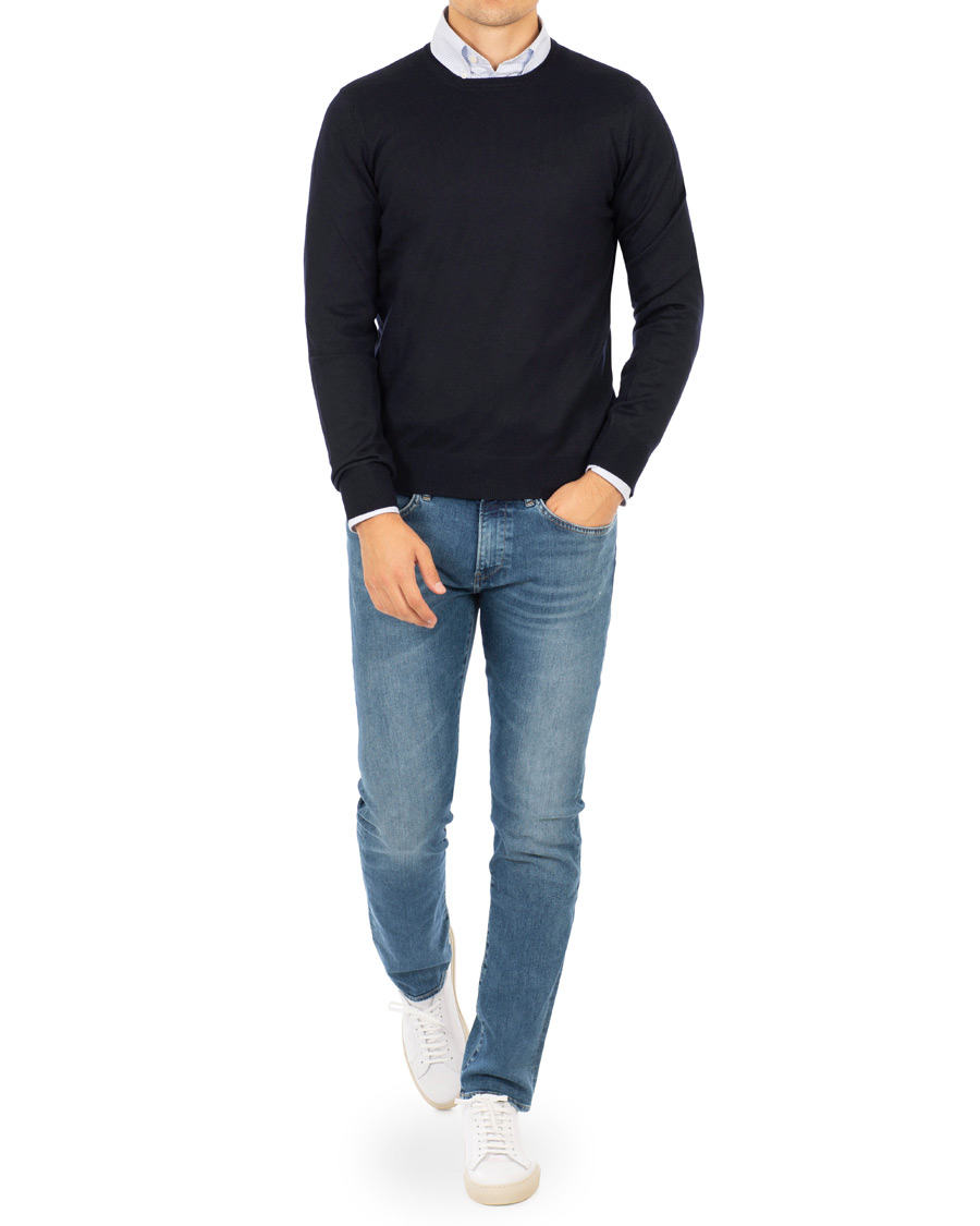 Homme | Jeans | BOSS BLACK | BOSS Delaware Candiani Stretch Jeans Light Blue