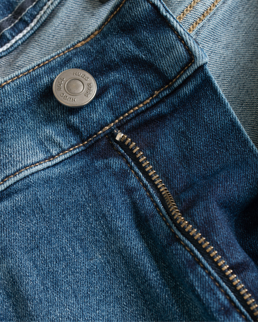 Homme | Jeans | BOSS BLACK | BOSS Delaware Candiani Stretch Jeans Light Blue