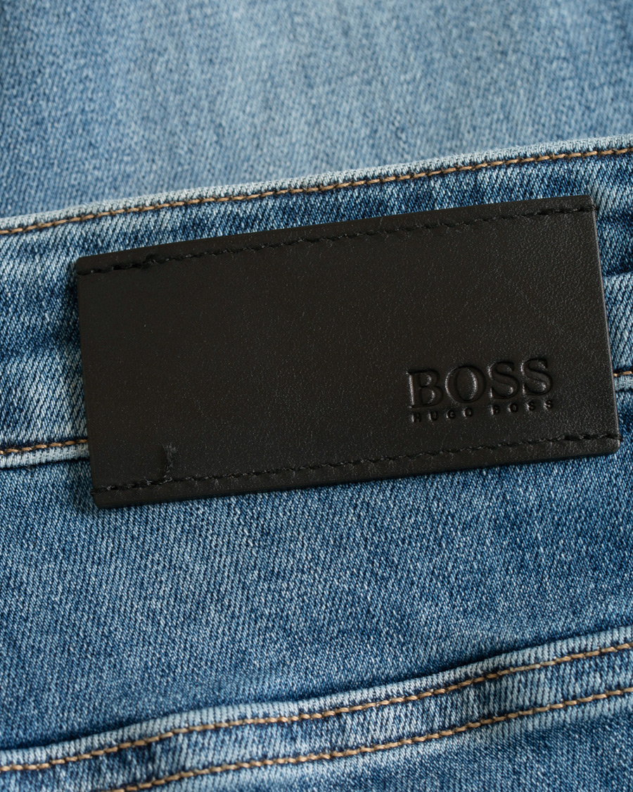 Homme | Jeans | BOSS BLACK | BOSS Delaware Candiani Stretch Jeans Light Blue