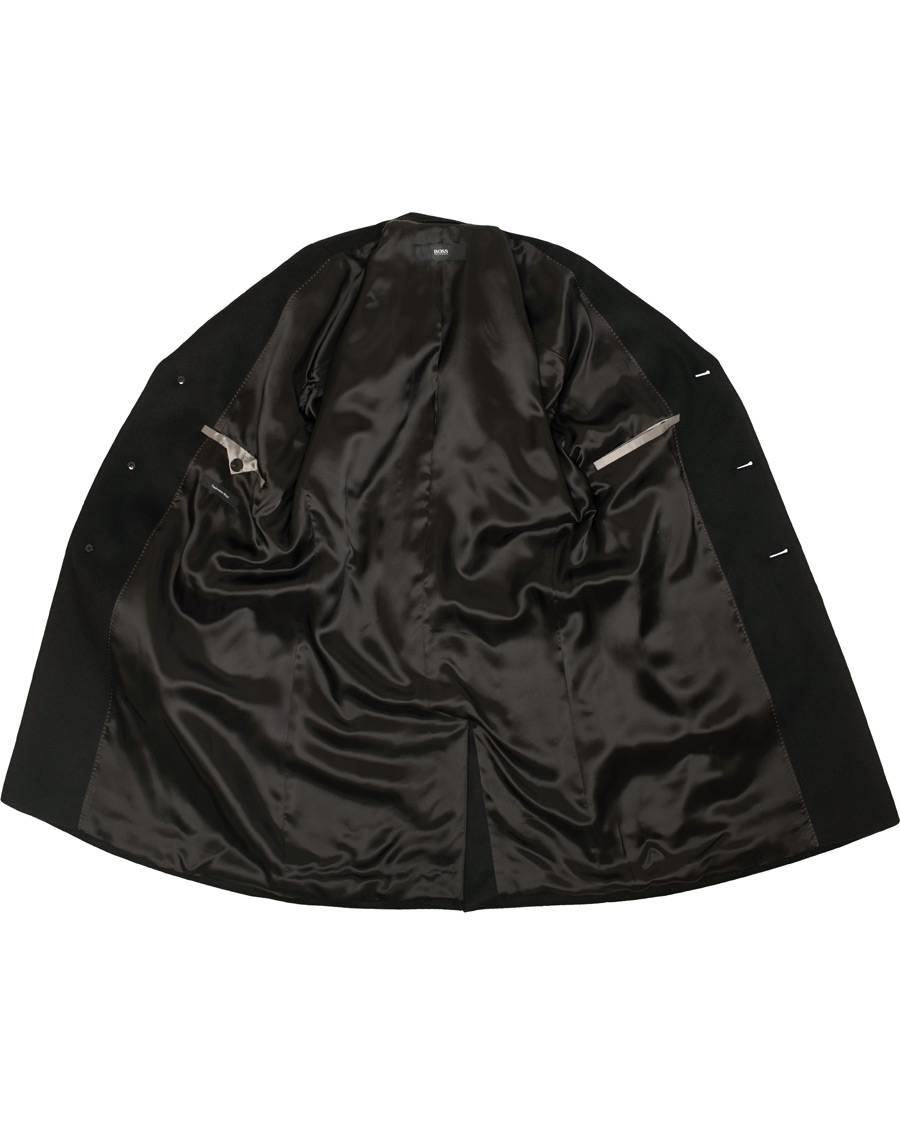 Heren | Jassen | BOSS BLACK | BOSS Nye Wool/Cashmere Coat Black