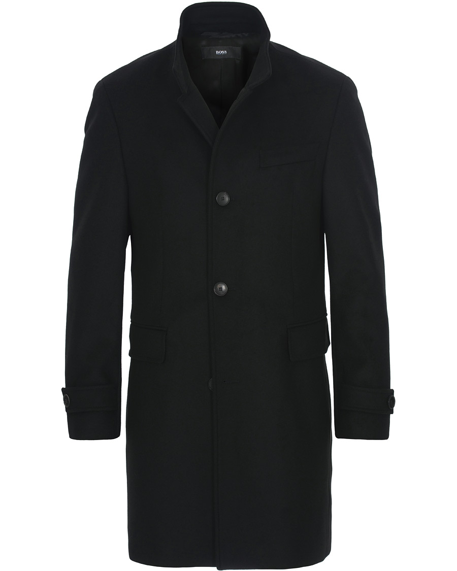 Homme | Manteaux Et Vestes | BOSS BLACK | BOSS Sintrax Wool/Cashmere Coat Black