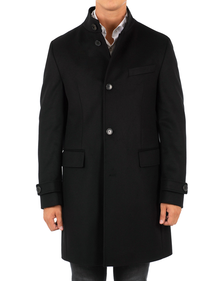 Homme | Manteaux Et Vestes | BOSS BLACK | BOSS Sintrax Wool/Cashmere Coat Black