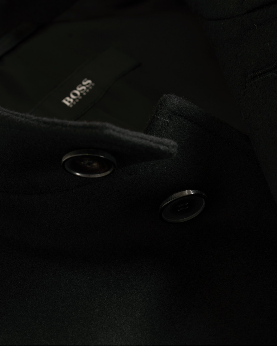 Homme | Manteaux Et Vestes | BOSS BLACK | BOSS Sintrax Wool/Cashmere Coat Black