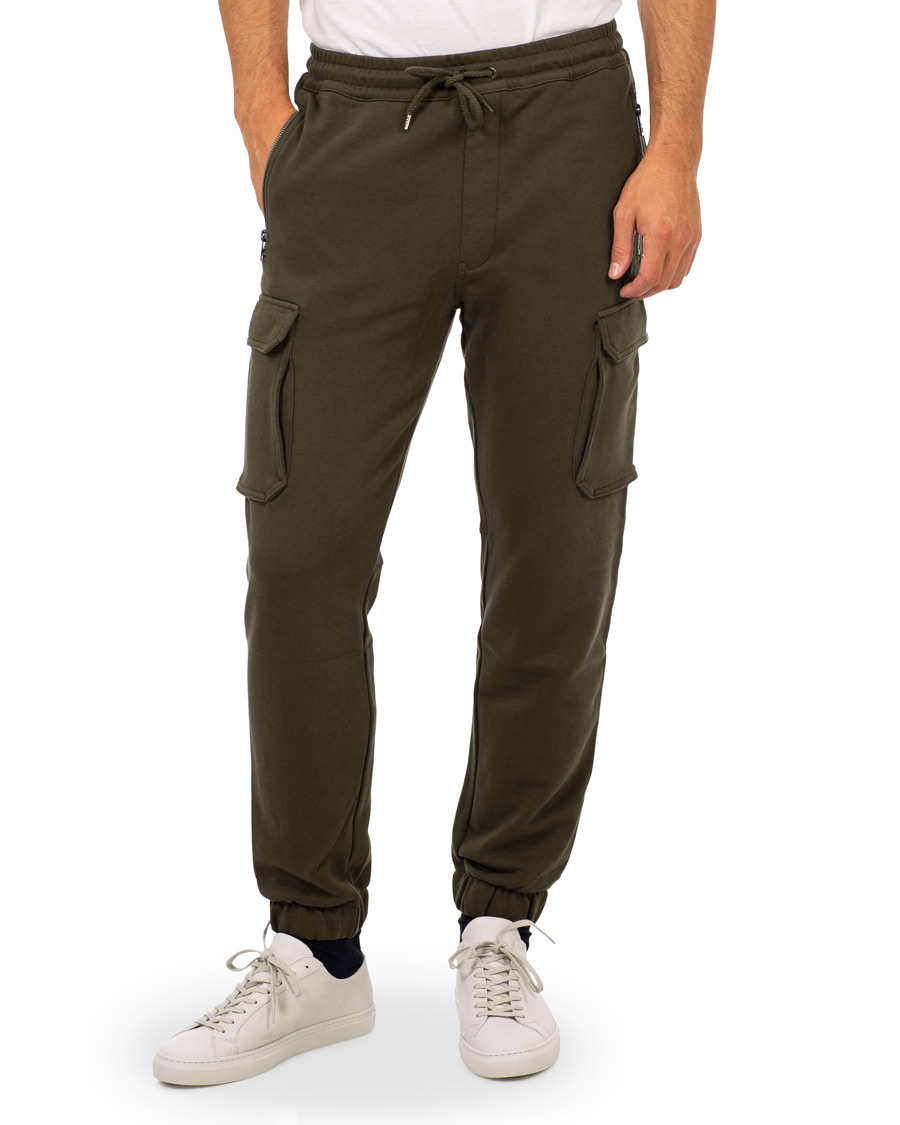 Homme | Pantalons | BOSS ORANGE | BOSS Casual Senman Cargo Sweatpants Dark Green