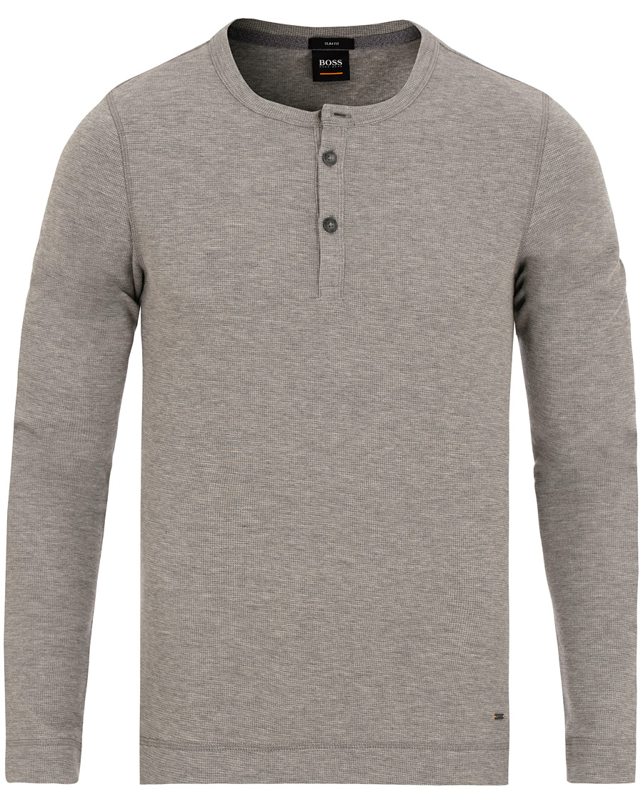 Homme | Pulls Et Tricots | BOSS ORANGE | BOSS Casual Trix Grandpa Sweater Light Grey