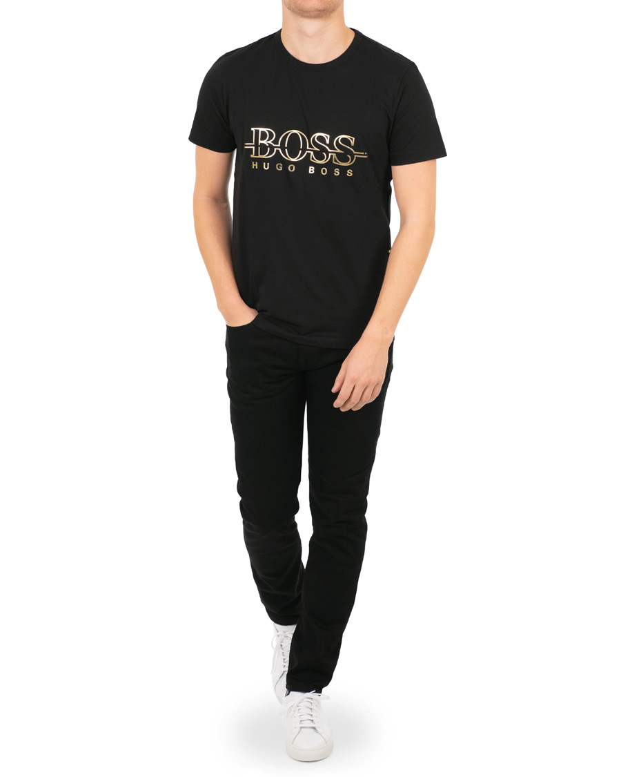 Homme | T-shirts | BOSS GREEN | BOSS Athleisure Tee Gold Black