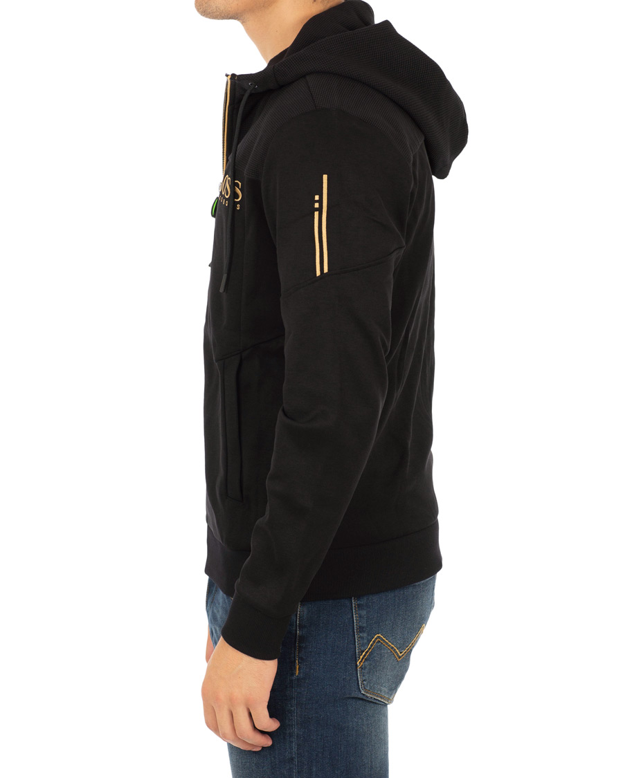 Homme | Pulls Et Tricots | BOSS GREEN | BOSS Athleisure Saggy Full Zip Hoodie Black