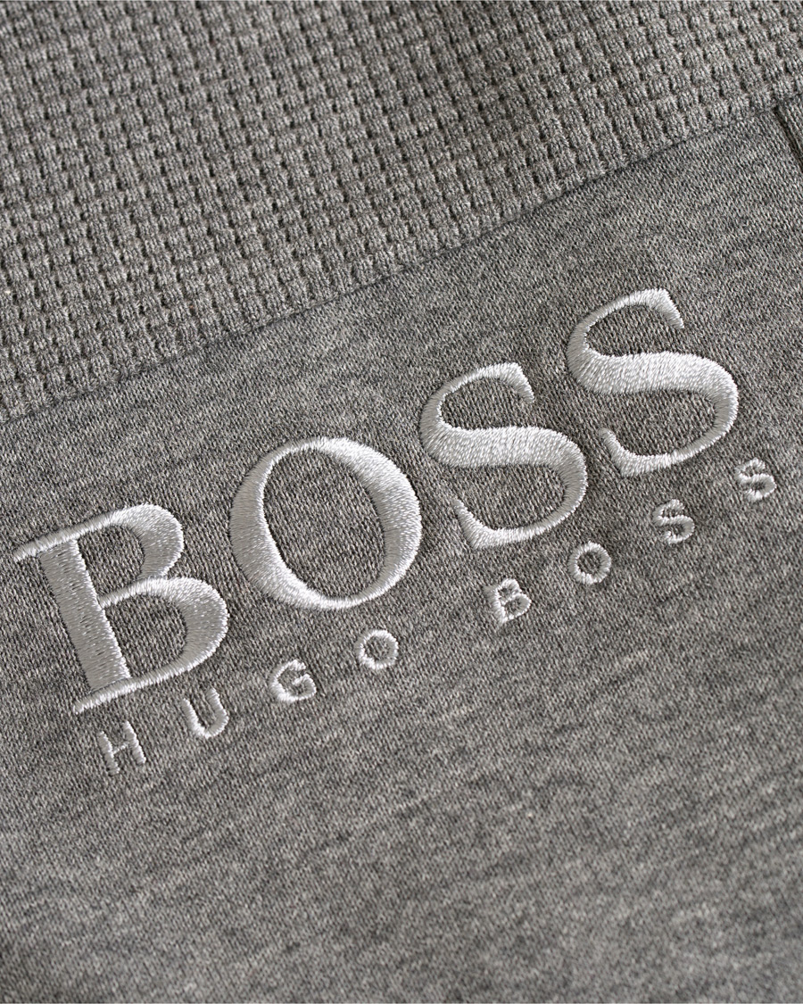 Homme | Pulls Et Tricots | BOSS GREEN | BOSS Athleisure Saggy Full Zip Hoodie Mid Melange