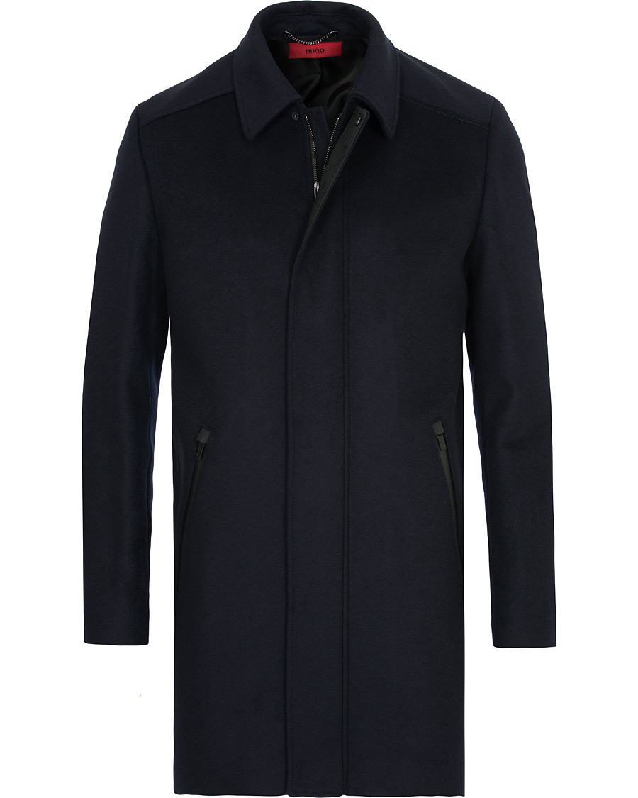 Homme | Manteaux Et Vestes | HUGO | Marec Wool/Cashmere Coat Navy