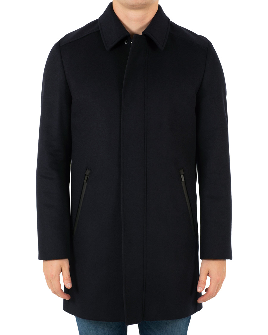 Homme | Manteaux Et Vestes | HUGO | Marec Wool/Cashmere Coat Navy