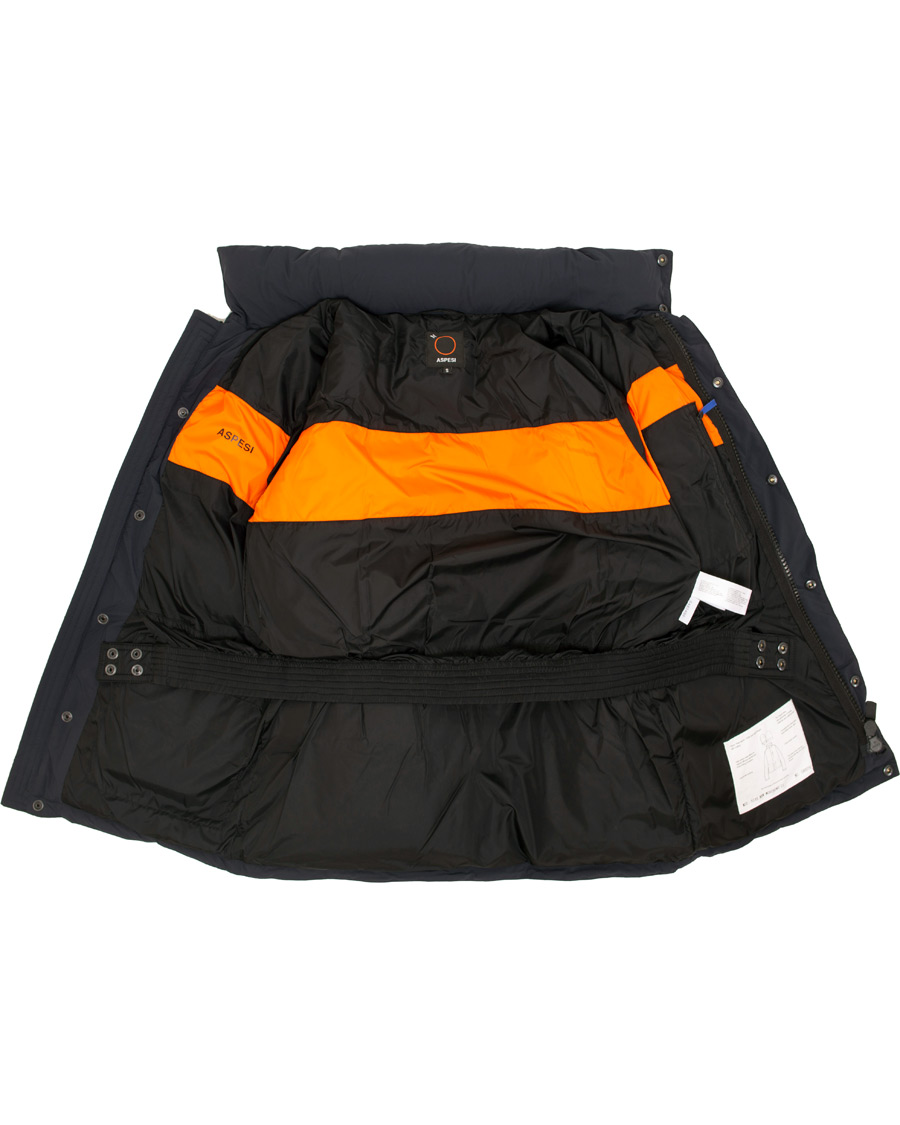 Homme | Manteaux Et Vestes | Aspesi | Moschino Down Hooded Jacket Navy