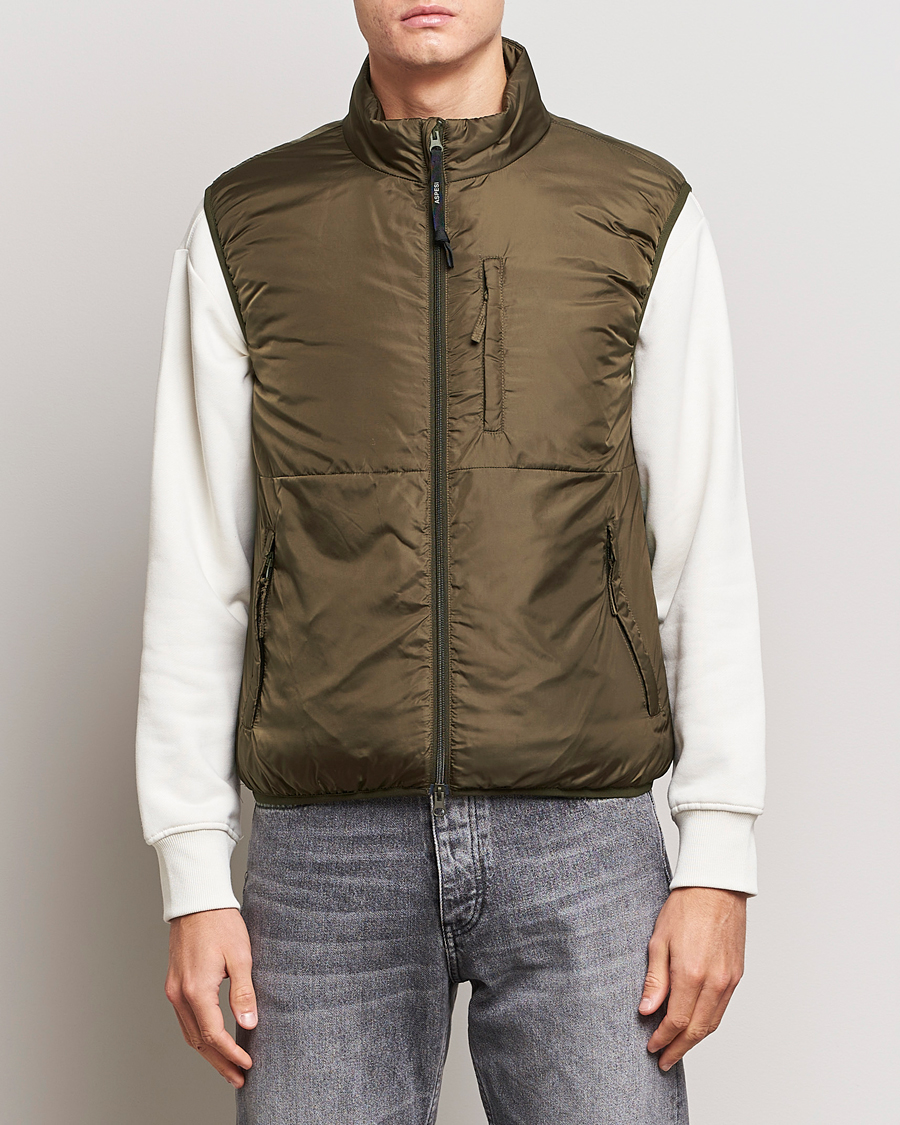 Homme | Manteaux Et Vestes | Aspesi | Jil Padded Vest Dark Military