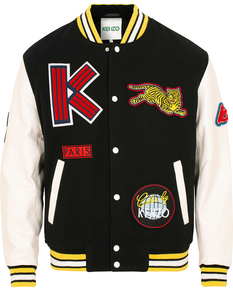 Homme | Manteaux Et Vestes | KENZO | Varsity Jacket Black