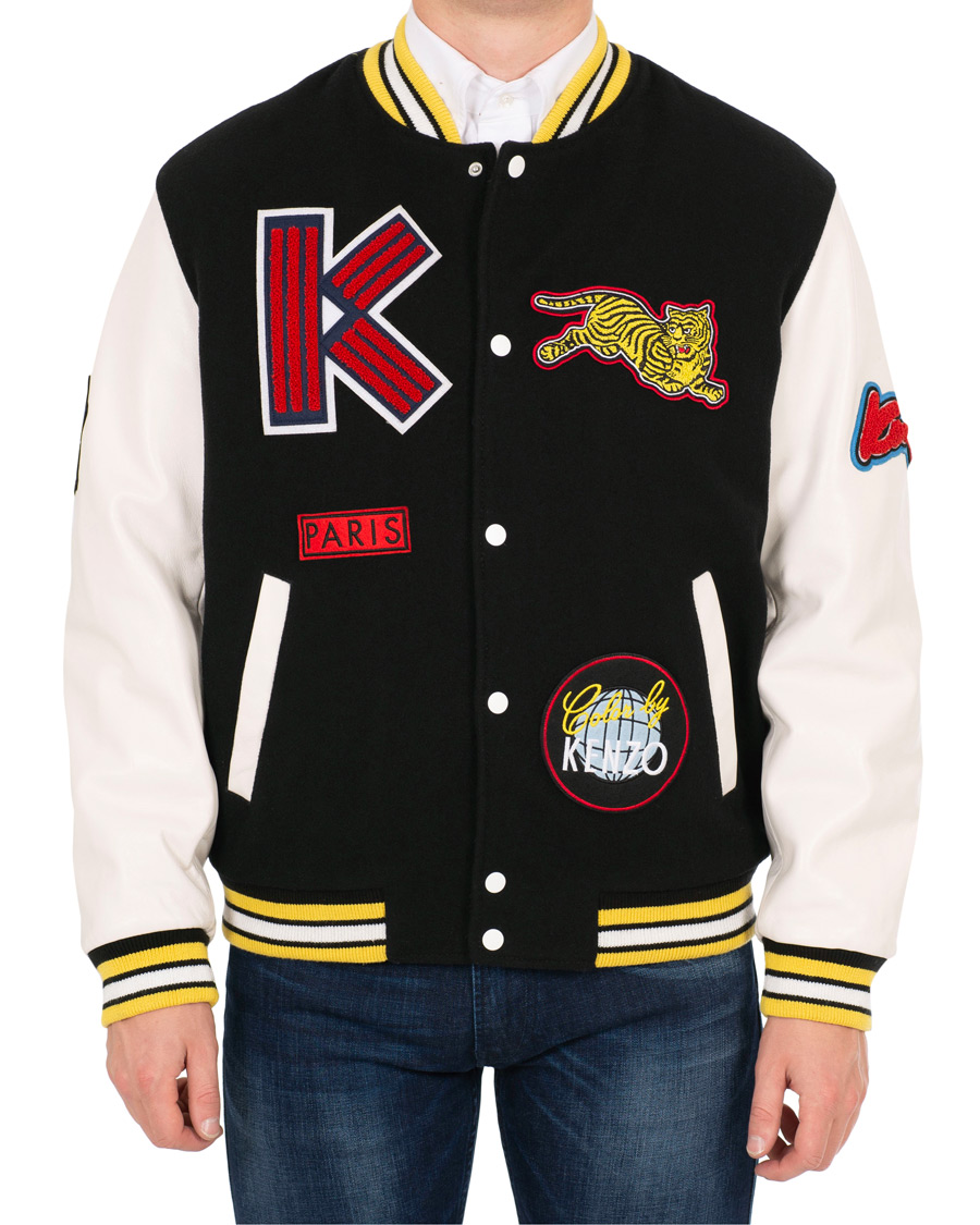 Homme | Manteaux Et Vestes | KENZO | Varsity Jacket Black