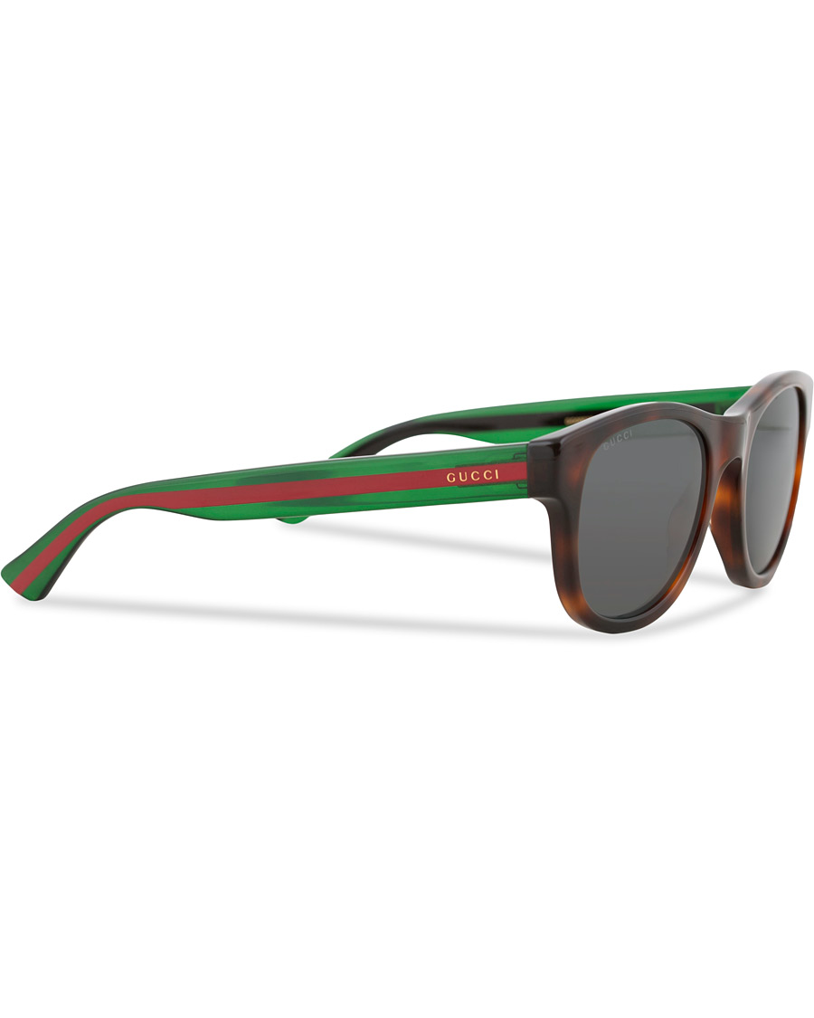 Homme | Gucci GG0003S Sunglasses Havana/Grey/Green | Gucci | GG0003S Sunglasses Havana/Grey/Green