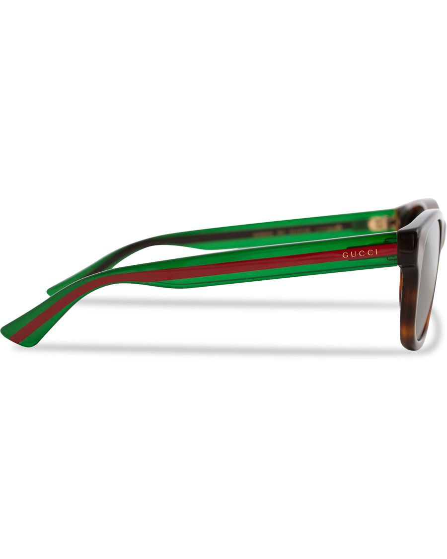 Homme | Gucci GG0003S Sunglasses Havana/Grey/Green | Gucci | GG0003S Sunglasses Havana/Grey/Green