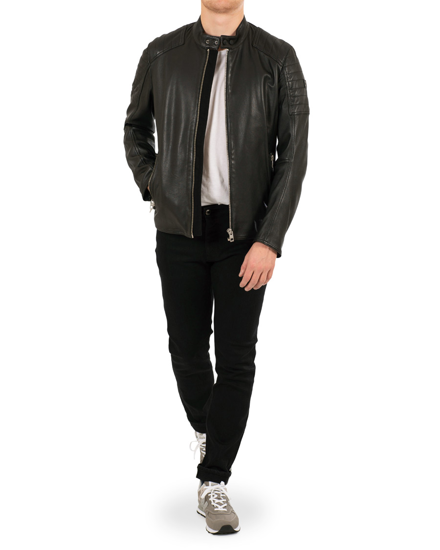 Heren | Jeans | Neuw | Iggy Skinny Stretch Jeans Black Selvedge