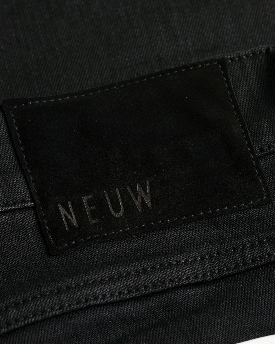 Heren | Jeans | Neuw | Iggy Skinny Stretch Jeans Black Selvedge