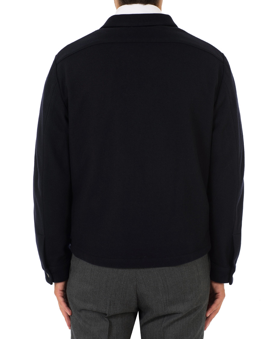 Homme | Manteaux Et Vestes | Barena | Cedro Wool Shirt Jacket Navy